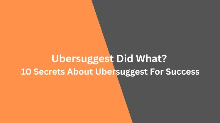 Ubersuggest