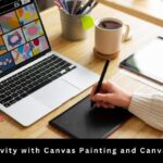 Canva used for different types of painting